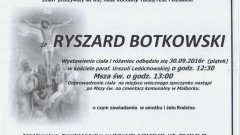 Zmarł Ryszard Botkowski. Żył 61 lat.