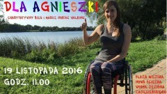 SZTUM: Charytatywny Bieg i Marsz Nordic Walking „Dla Agnieszki”. Weź udział i wesprzyj zawodniczkę. Do nabycia koszulki - „Biegnę dla Agnieszki...” - 19.11.2016  