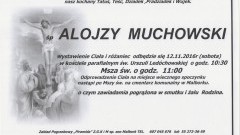 Zmarł Alojzy Muchowski. Żył 84 lata.