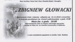 Zmarł Zbigniew Głowacki. Żył 74 lata.