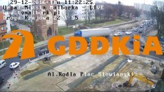 Usprawnienie przejazdu przez miasto. Zmiana organizacji ruchu w Malborku na skrzyżowaniu Al. Rodła i Placu Słowiańskiego w ciągu dróg krajowych nr 22 i 55 - 30.12.2016