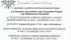 Zapraszamy na Wykład Towarzystwa Miłośników Ziemi Sztumskiej - 23.02.2017