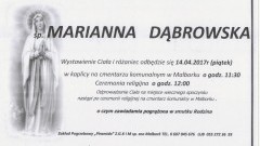 Zmarła Marianna Dąbrowska. Żyła 89 lat.