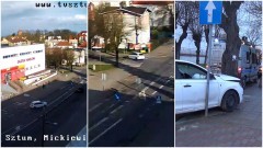 Sztum: Pijany kierowca rozbił się na drzewie. Nie trafił w zakręt... Zobacz nagranie z kamery z chwili wypadku! - 23.04.2017 
