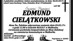 Zmarł Edmund Cielątkowski. Żył 88 lat.