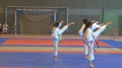 Pokaz umiejętności młodych wojowników. IX Otwarte Mistrzostwa Kyokushin Karate w Malborku. Zobacz wyniki finałów - 03.06.2017