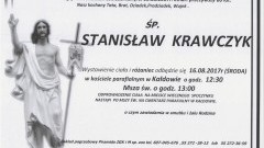 Zmarł Stanisław Krawczyk. Żył 86 lat.