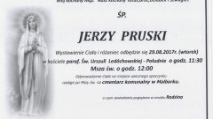Zmarł Jerzy Pruski. Żył 69 lat.