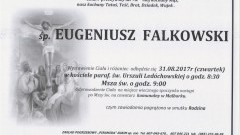 Zmarł Eugeniusz Falkowski. Żył 78 lat