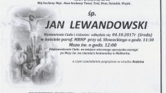 Zmarł Jan Lewandowski. Żył 82 lata.