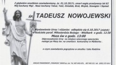 Zmarł Tadeusz Nowojewski. Żył 62 lat.