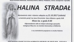 Zmarła Halina Stradał. Żyła 91 lat