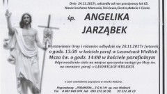 Zmarła Angelika Jarząbek. Żyła 63 lata.