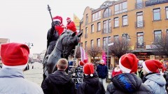 Król stał się św.Mikołajem... Doroczny happening malborskiego oddziału PTTK - 02.12.2017