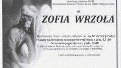 Zmarła Zofia Wrzoła. Żyła 88 lat