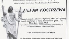 Zmarł Stefan Kostrzewa. Żył 89 lat.