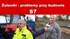Żuławki - stanowisko firmy Metrostav, blokada pana Zbigniewa. - 27.12.2017