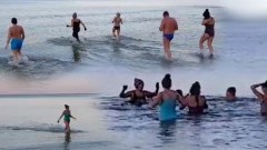 Morsy w Stegnie: Czy wy byście weszli do wody przed Sylwestrem? - 30.12.2017