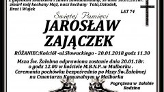 Zmarł Jarosław Zajączek. Żył 74 lata
