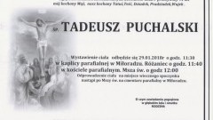 Zmarł Tadeusz Puchalski. Żył 91 lat.