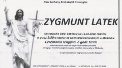 Zmarł Zygmunt Latek. Żył 58 lat