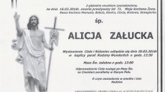 Zmarła Alicja Załucka. Żyła 71 lat