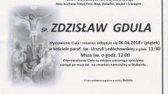 Zmarł Zdzisław Gdula. Żył 67 lat.