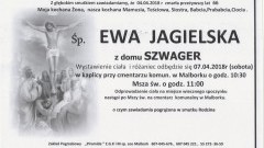 Zmarła Ewa Jagielska. Żyła 66 lat