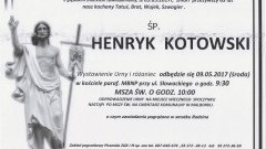 Zmarł Henryk Kotowski. Żył 63 lata.