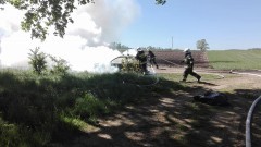 Płonący samochód, kolizja i spadające konary drzew. Weekendowy Raport sztumskiej straży pożarnej 