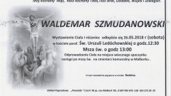 Zmarł Waldemar Szmudanowski. Żył 64 lata.