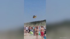 Trzy utonięcia jednego dnia. Na plaży w Jantarze lądowało LPR. Z wody&#8230;