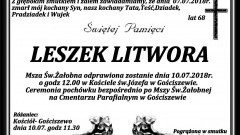 Zmarł Leszek Litwora. Żył 68 lat