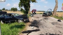 Zderzenie czołowe w miejscowości Pronie. Kierowcy przetransportowani do szpitali w Gdańsku i Elblągu.