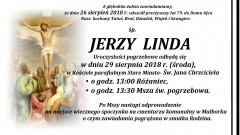 Zmarł Jerzy Linda. Żył 79 lat.