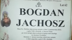 Zmarł Bogdan Jachosz. Żył 62 lata.