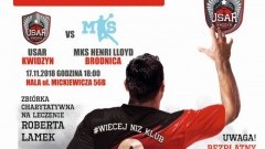 USAR Kwidzyn vs. MKS HENRY LLOYD. Mecz charytatywny dla mieszkańca Sztumu