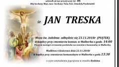 Zmarł Jan Treska. Żył 86 lat.