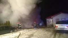 Pożar stolarni w Koniecwałdzie, zderzenie czołowe w Pierzchowicach- raport sztumskich służb mundurowych