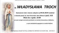 Zmarła Władysława Troch. Żyła 92 lata.