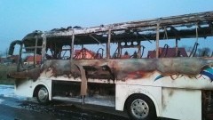 Pożar autobusu w Nowym Dworze Gdańskim. 23 pasażerom udało się ewakuować. - raport nowodworskich służb mundurowych