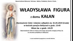 Zmarła Władysława Figura. Żyła 89 lat.