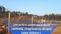 List w sprawie „Drogi wodnej łączącej Zalew Wiślany z Zatoką Gdańską&#8230;