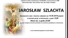 Zmarł Jarosław Szlachta. Żył 55 lat.