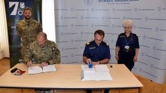 Współpraca 7PBOT z Morskim Oddziałem Straży Granicznej - podpisanie porozumienia.