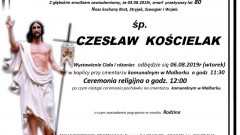 Zmarł Czesław Kościelak. Żył 80 lat. 