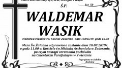 Zmarł Waldemar Wasik. Żył 50 lat.