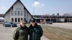 Polscy funkcjonariusze Straży Granicznej z wizytą na granicy mołdawskiej i gruzińskiej.