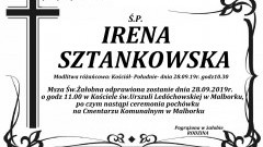 Zmarła Irena Sztankowska. Żyła 88 lat