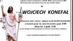 Zmarł Wojciech Konefał. Żył 81 lat.